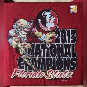 Men's 2013 National Champions Florida State T-shirt, size XL